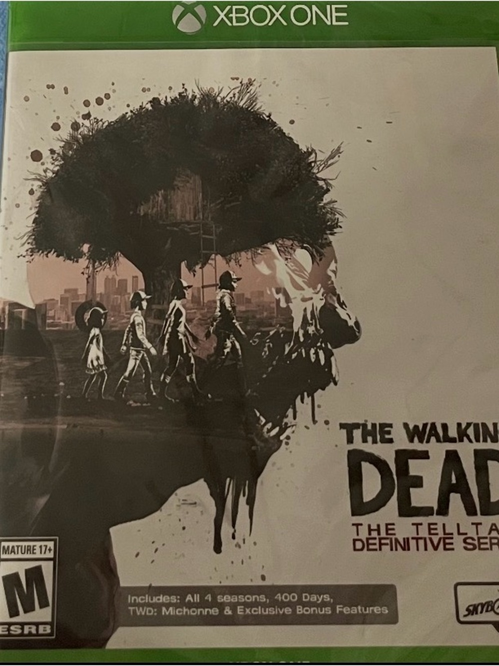 Xbox One The Walking Dead: The Telltale Definitive Series - White & Black Cover